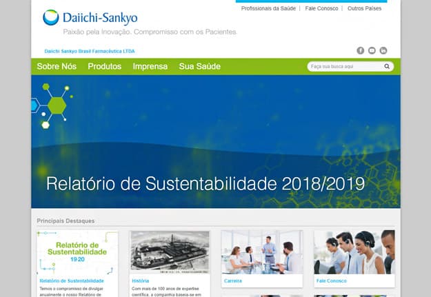 Capa do projeto Daiichi Sankyo